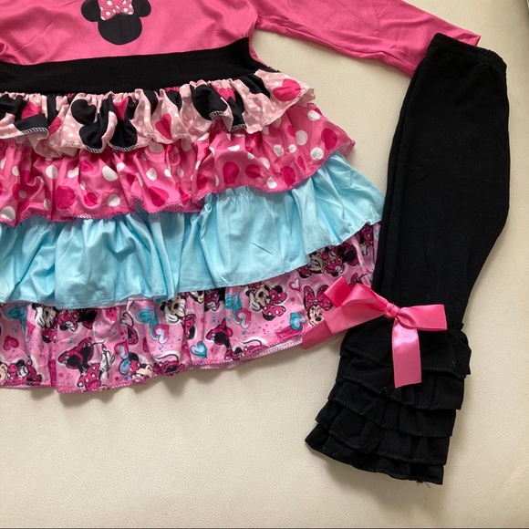 Minnie Mouse cute ruffle pants tunic outfit - Picture 8 of 8